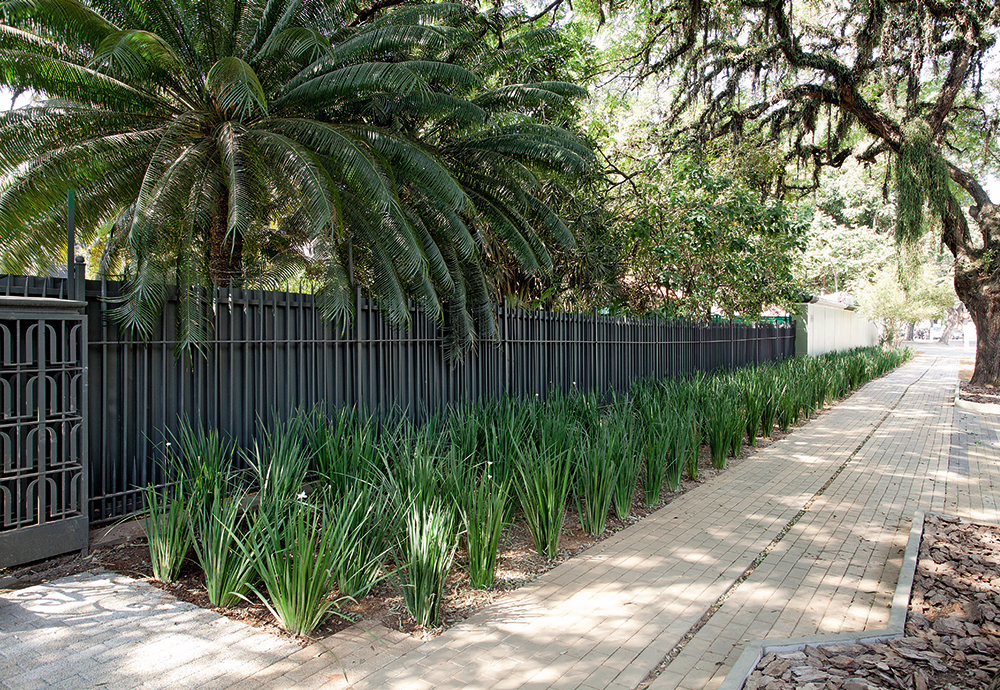 Calçada Urbana - Michel Farah. A cidade é extensão da casa, no olhar do profissional que assina o canteiro central da avenida principal do Jockey Club. As plantas resistem às intempéries e os bancos de madeira criam áreas de descanso. Paraciclos recebem quem chega de bike.