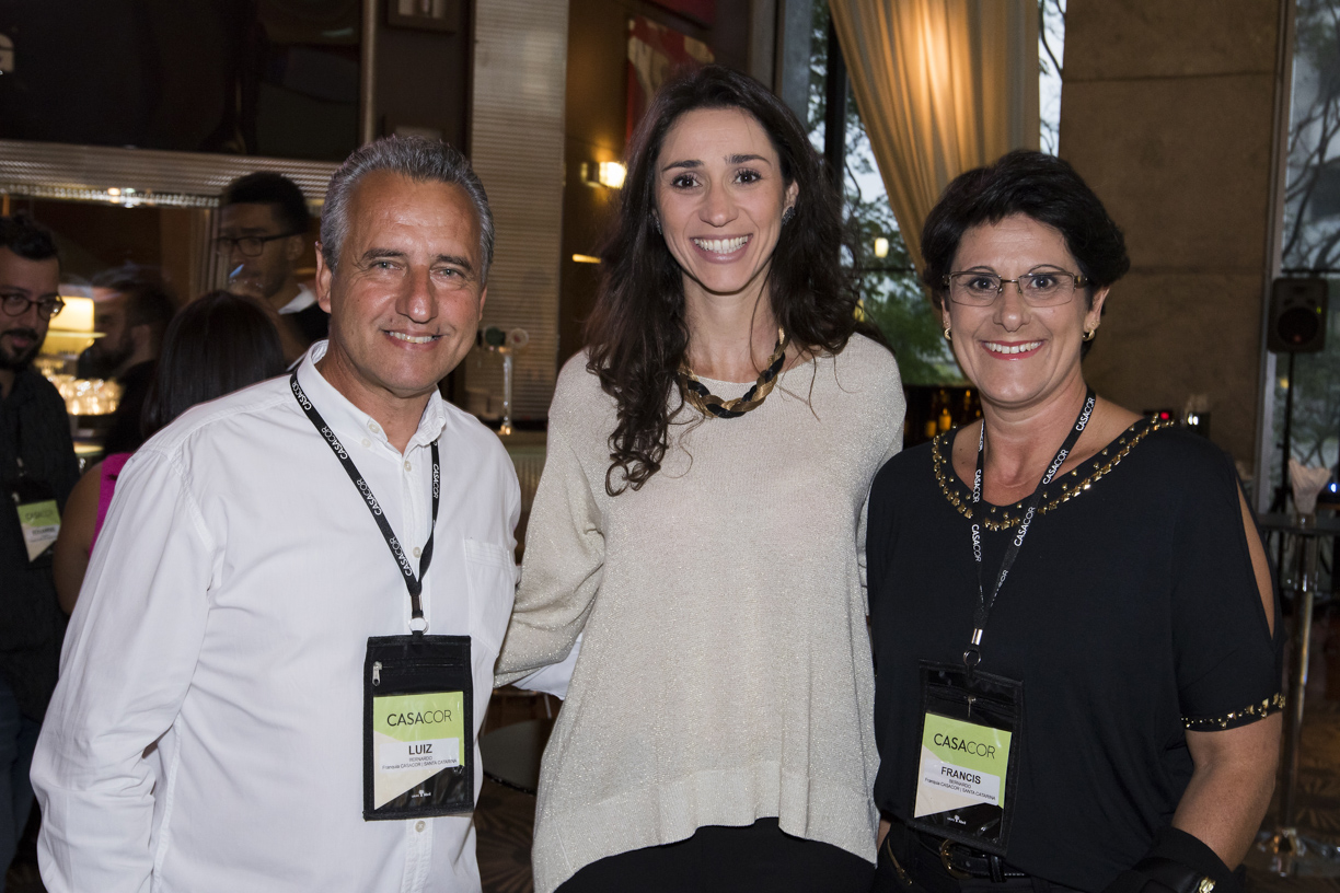 Luiz Bernardo, Graziela De Caroli e Francis Bernardo