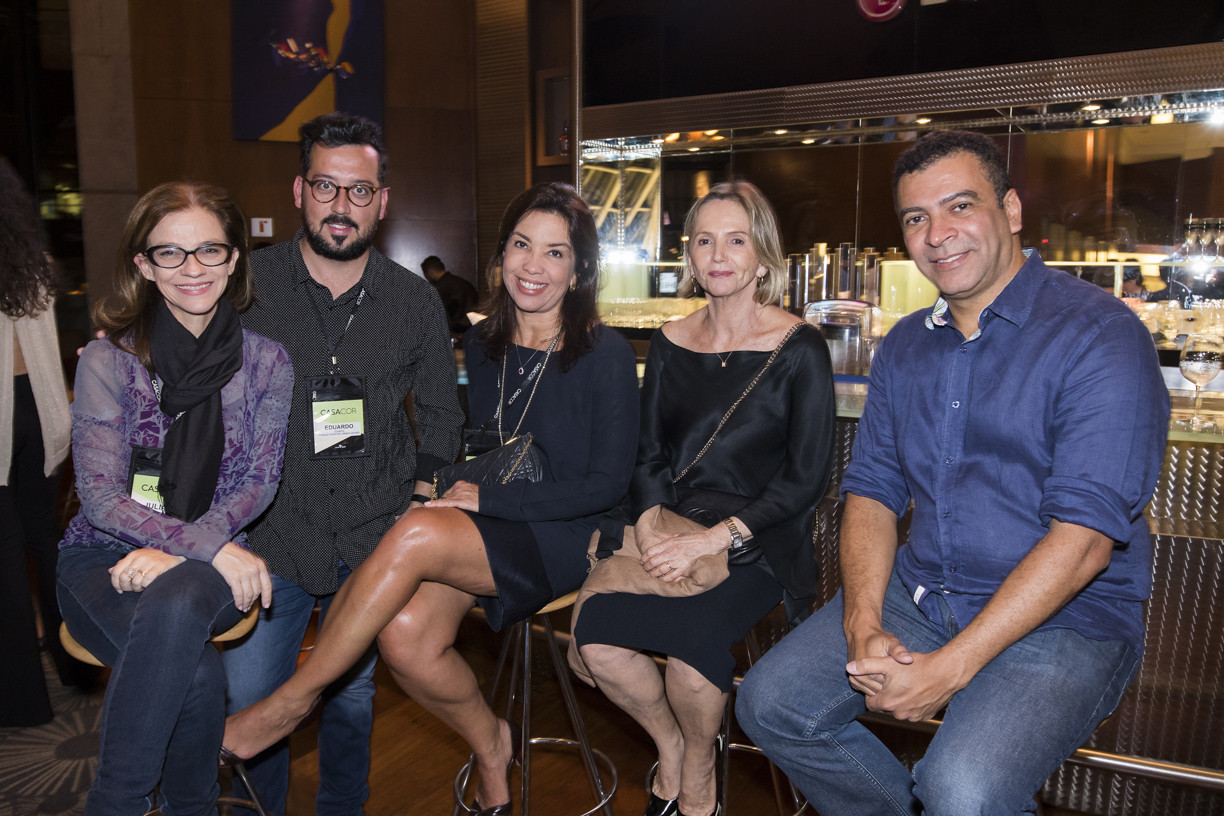 Juliana Grillo, Eduardo Faleiros, Eliane Martins, Sheila Podestá e Pedro Ariel