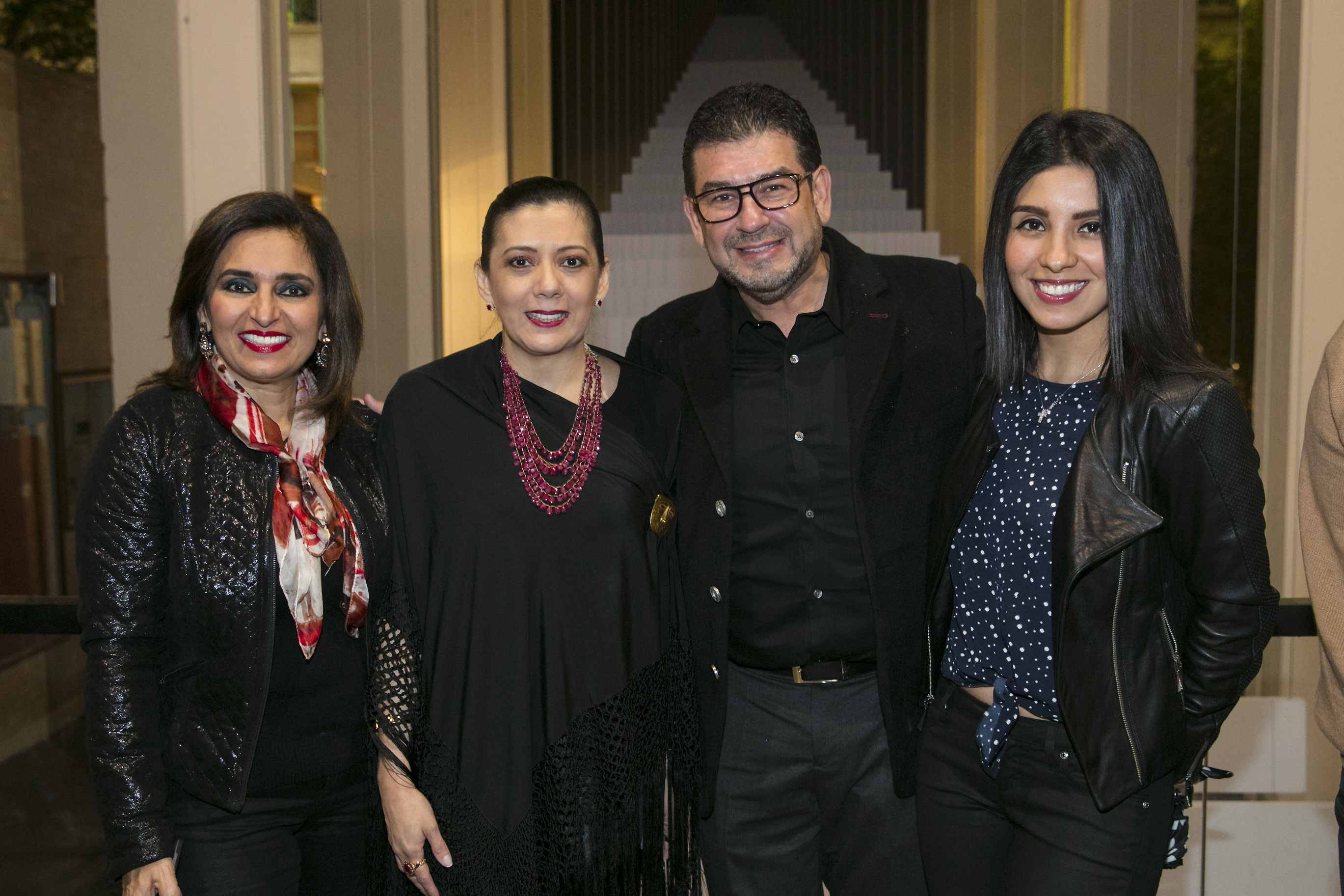 Marian Nazrala, Graciela Anglarill, Luis Alberto Velasco e Marian Zambrana