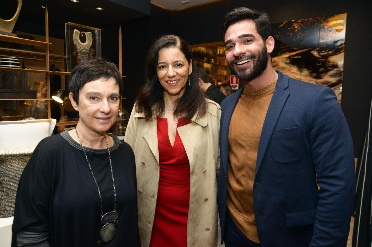 Livia Pereira, Cleide Gomes e Marlon Gama