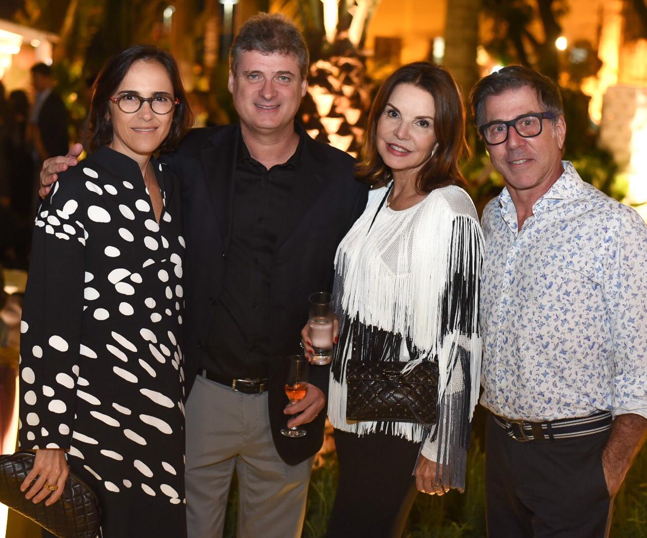 Gisele e Glauco Taranto, Patricia Mayer e Jairo de Sender.