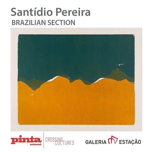 Exposição Santídio Pereira da Galeria Estação na Pinta Miami Art Fait.