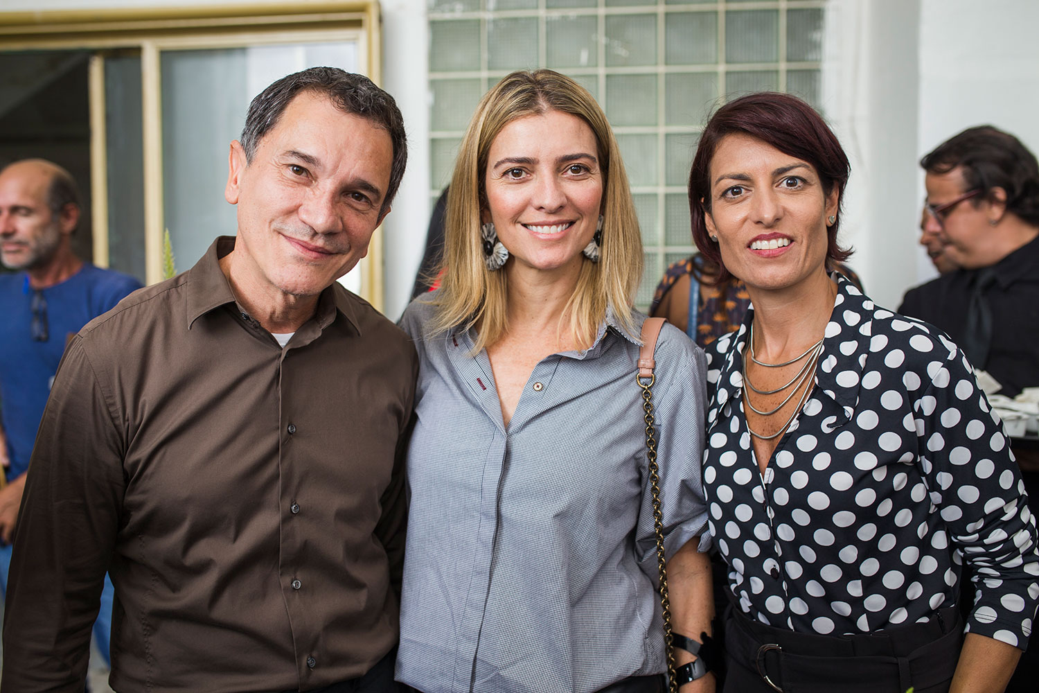 Almir Soares, Flavia Pardini e Claudia Kucharsky