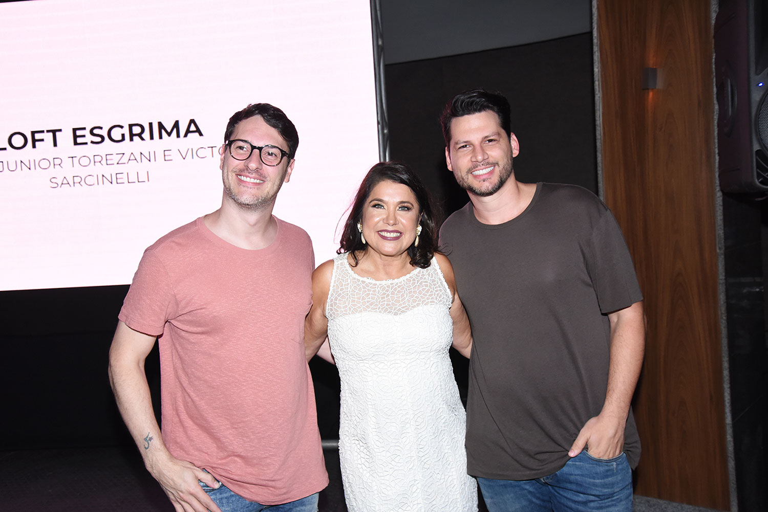 Júnior Torezani, Rita Rocio Tristão e Victor Sarcinelli