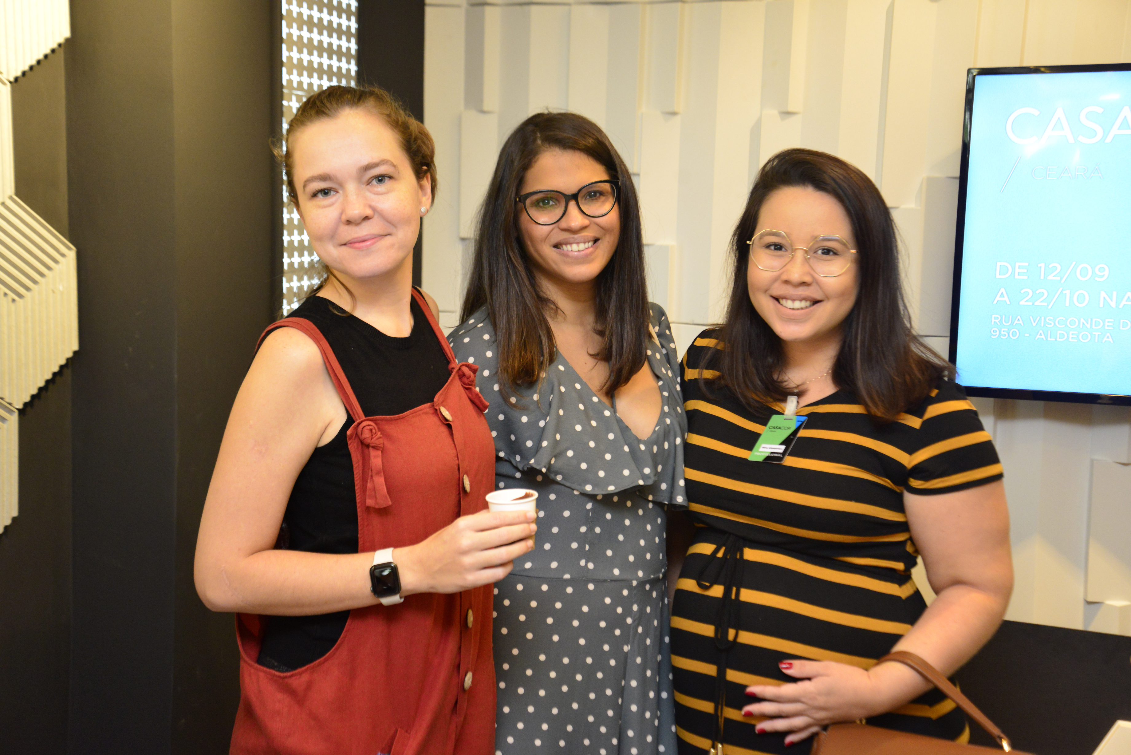 Carol Timbó, Anelisa Bluhm e Mirna Albuquerque