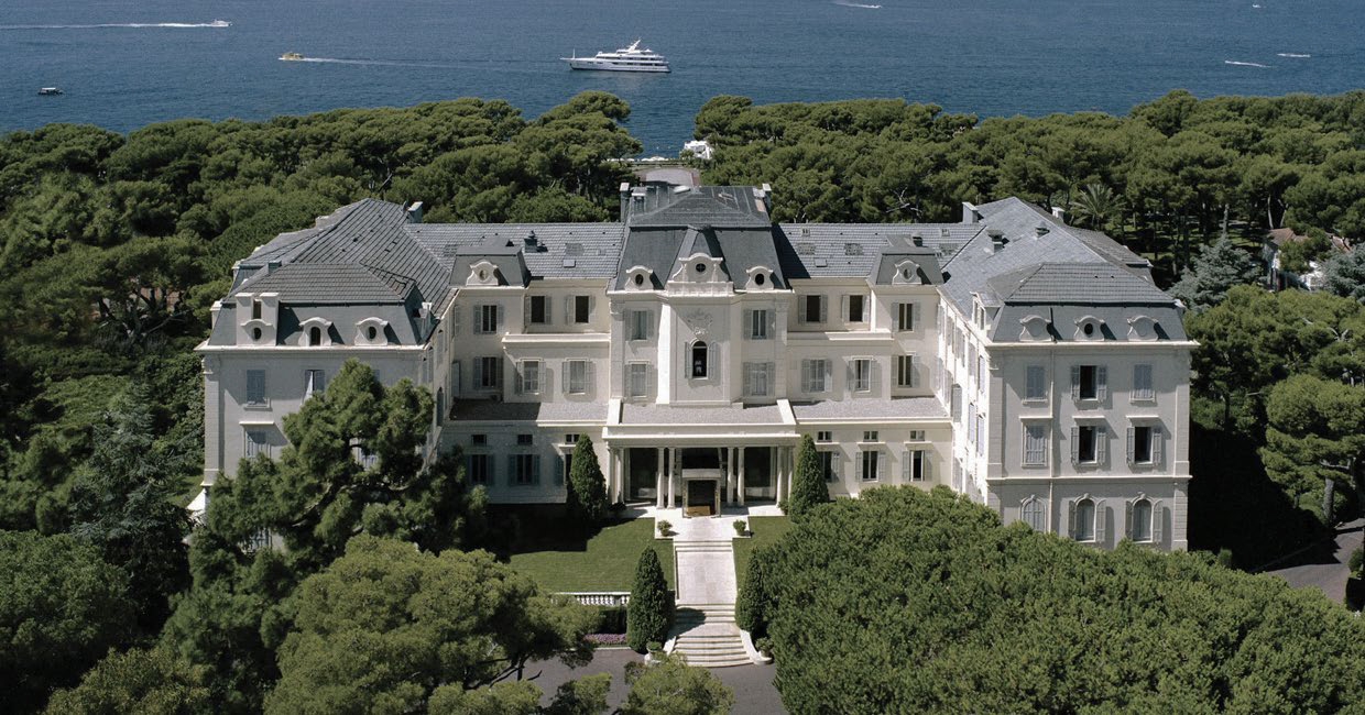 A fachada do Hotel du Cap-Eden-Roc, na França.