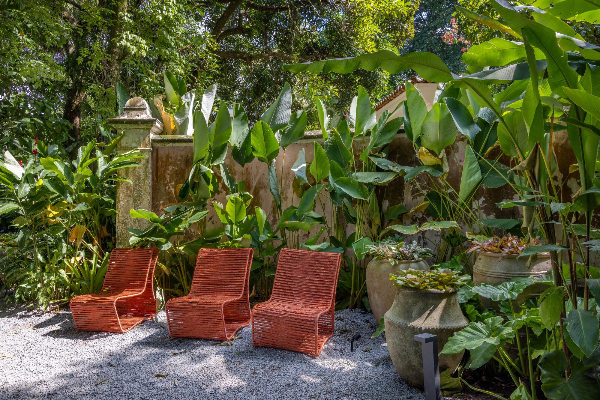 Paisagismo Migrante, por Catê Poli. Ambiente da CASACOR Rio de Janeiro 2022.