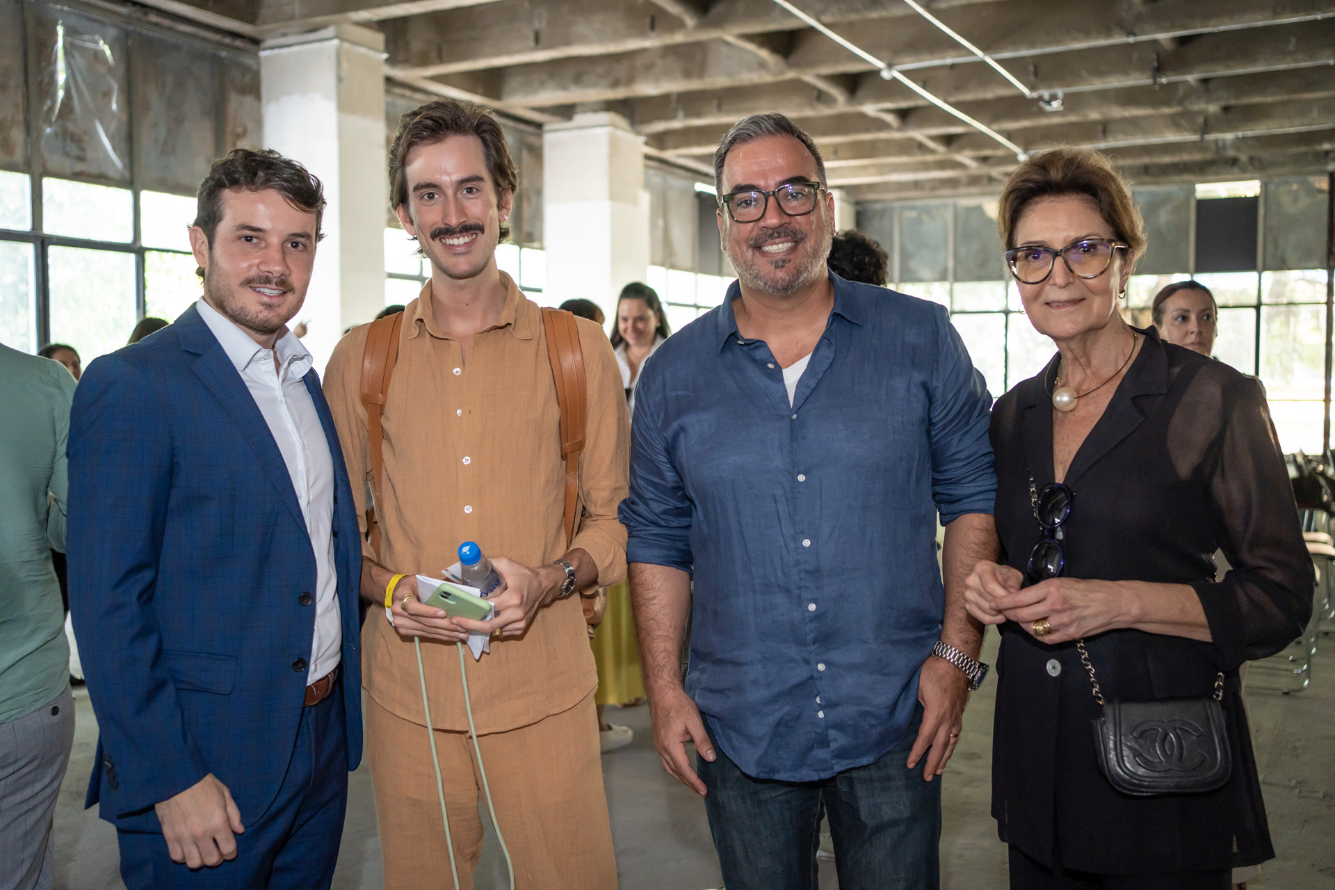 Andre Secchin, Cadu Torres e Cristina Ferraz.