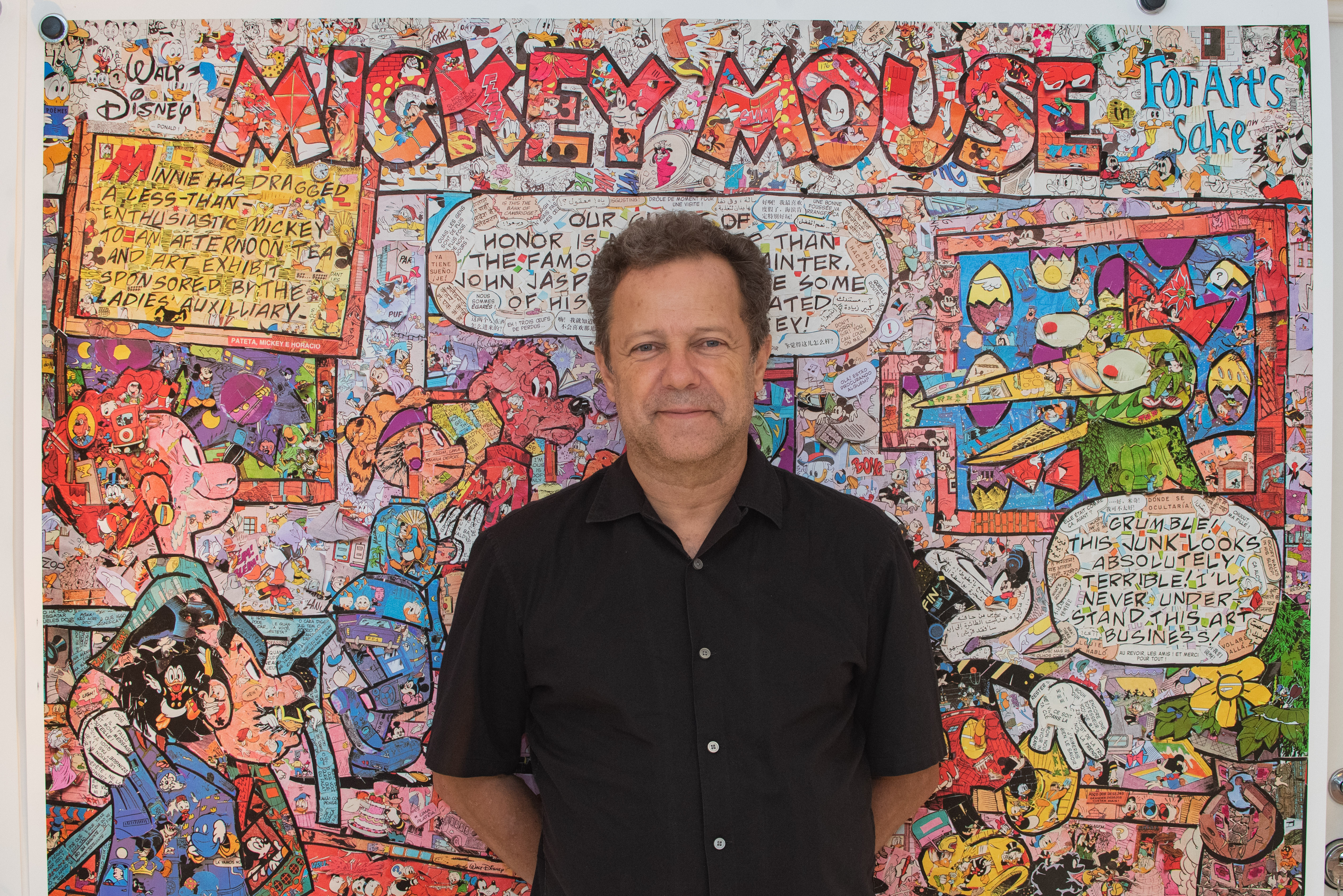 Disney na SP-Arte: Vik Muniz apresenta a exposição “gibi”, inspirada em Walt Disney