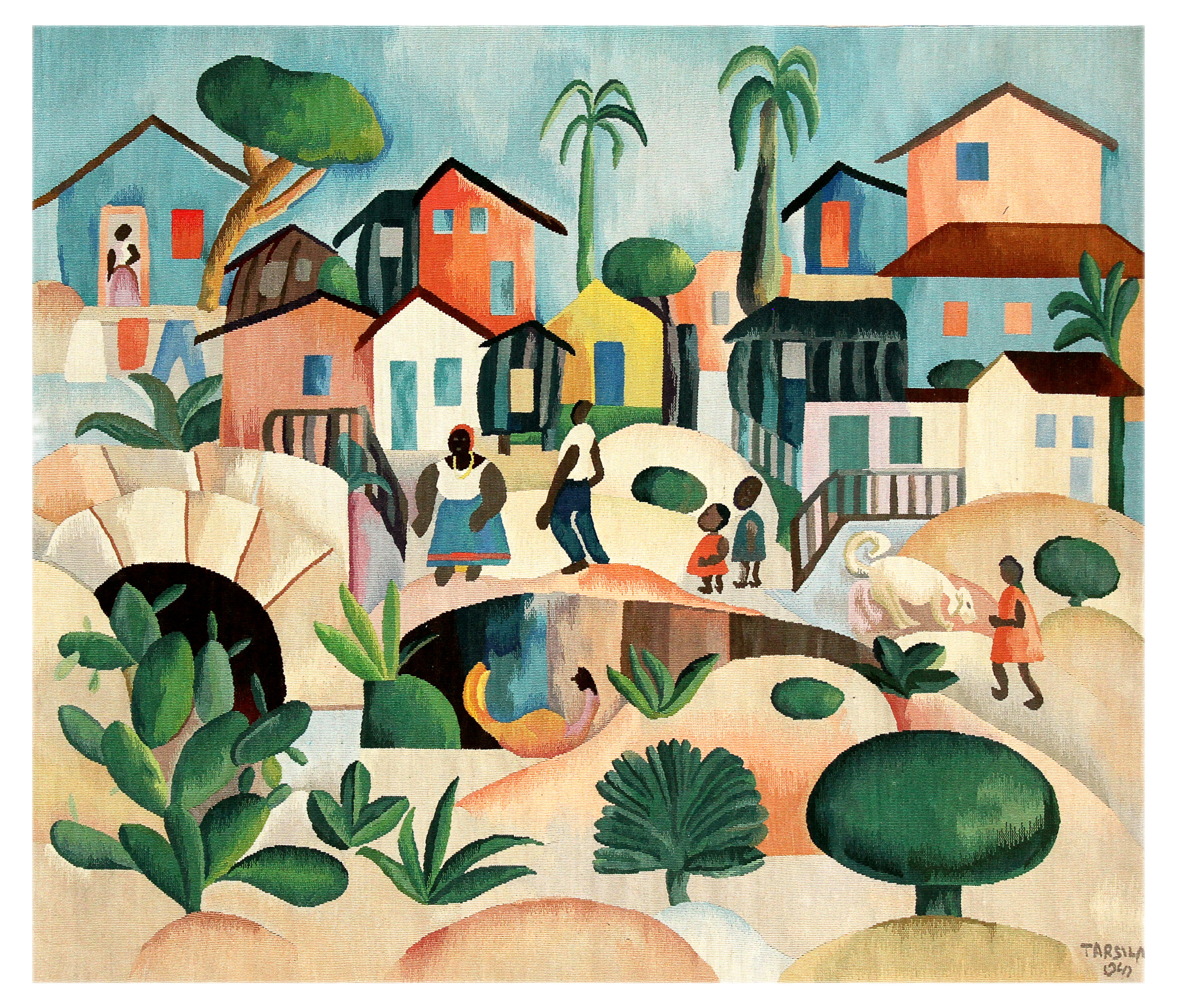 Morro de Favela, design por Tarsila do Amaral (by Kamy Arte) /