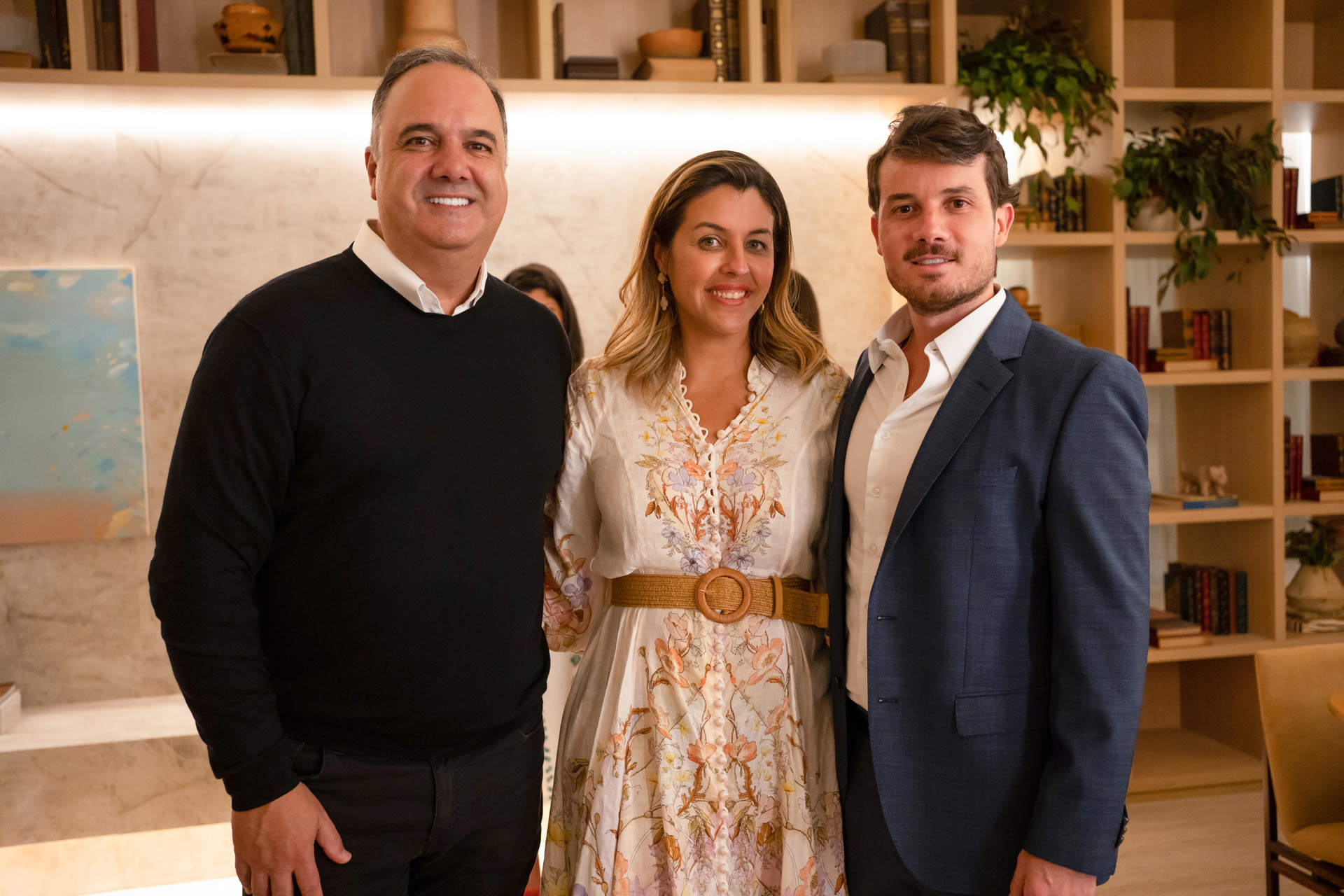 Pedro Torres, Bianca Da Hora e André Secchin.