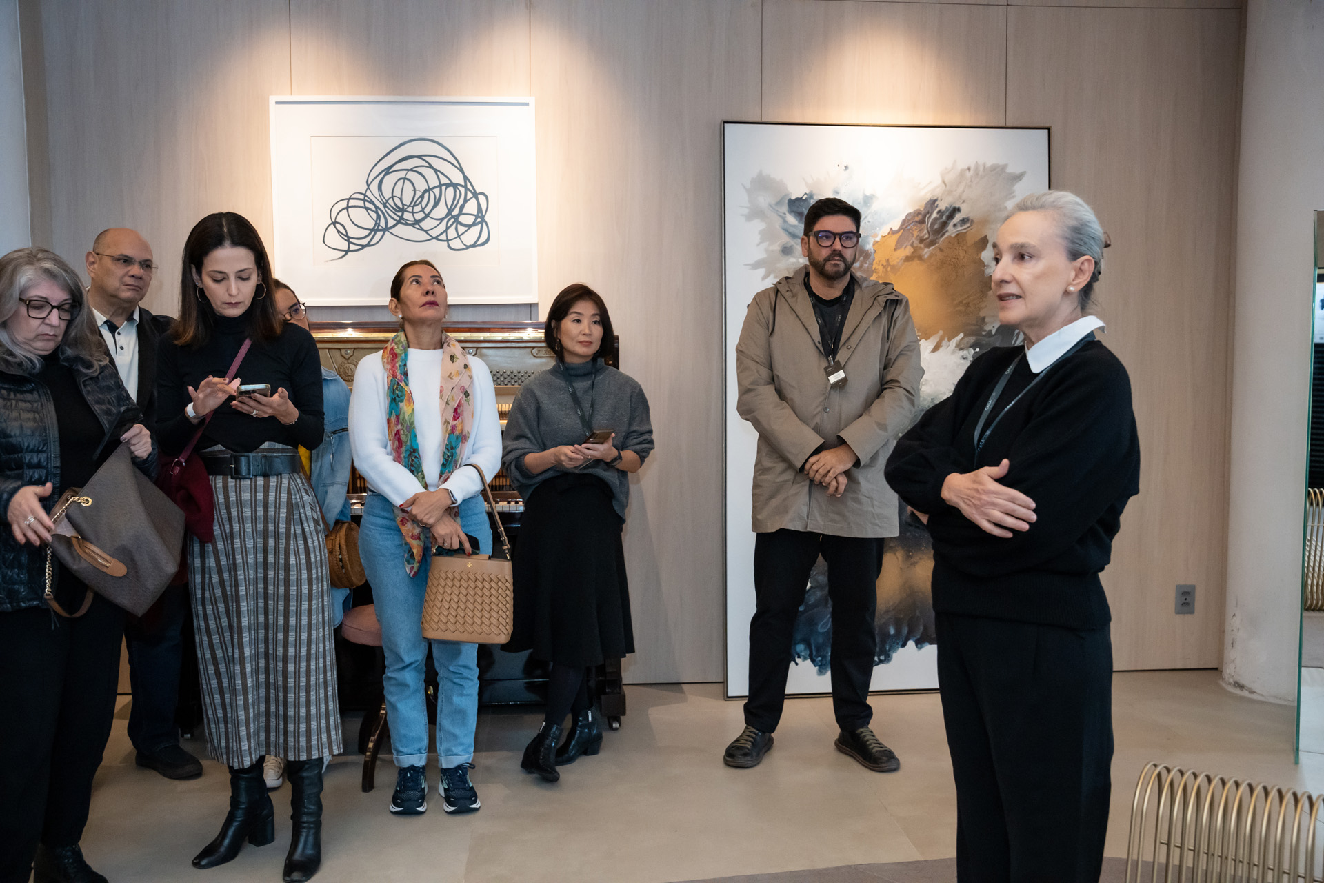 Grupo de arquitetos vista a CASACOR São Paulo 2023.