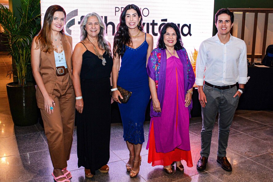 Andrea Pena, Thais Hilal, Hélia Dórea, Rita Tristão e Felipe Caroni.